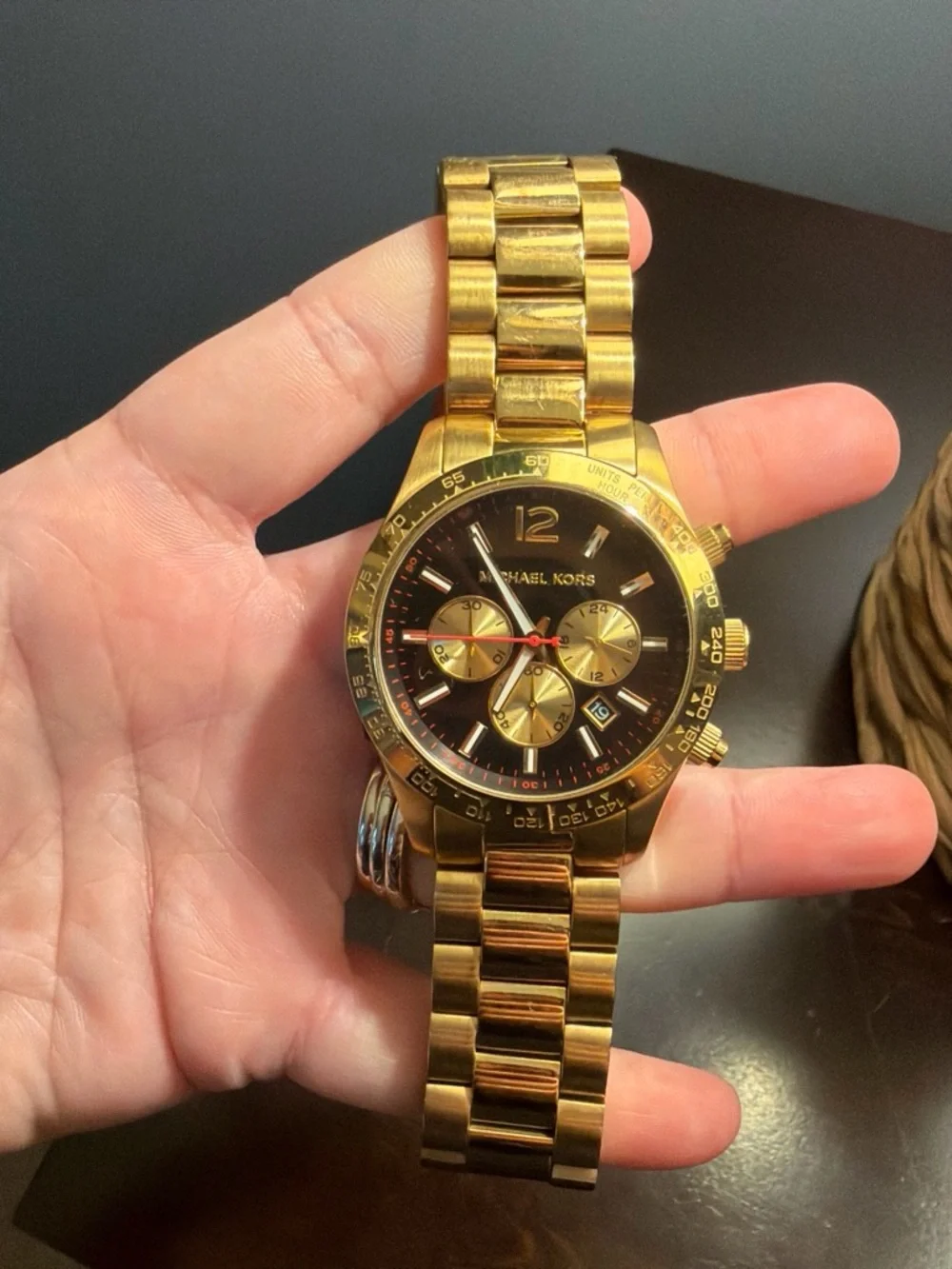Men’s Michael Kors Gold Tone Watch